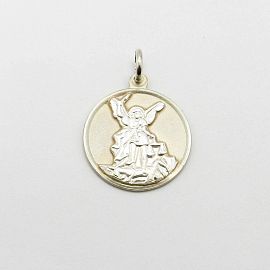 MEDALLA SAN MIGUEL ARCANGEL 20MM /PLATA