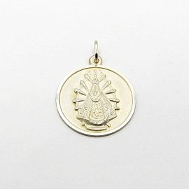 MEDALLA VIRGEN LUJAN 24MM/PLATA