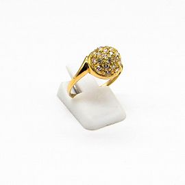 ANILLO FRUTILLA ESCALONADO CUBICS 3225 /O.ROJO