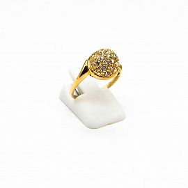 ANILLO FRUTILLA CUBICS 3225 /O.ROJO