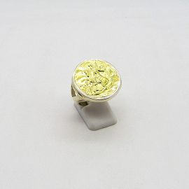 ANILLO SAN JORGE 22MM /PLATA Y ORO