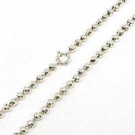 COLLAR NUDOS 4700x45CM MARINERO /PLATA