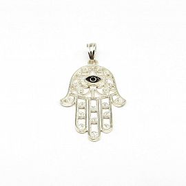 DIJE MANO OJO CALADA /PLATA