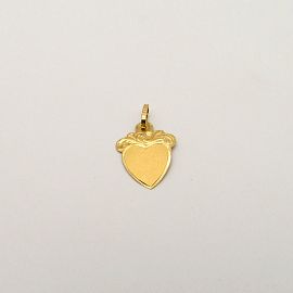 MEDALLA CORAZON FILIGRANA G710 /O.ROJO
