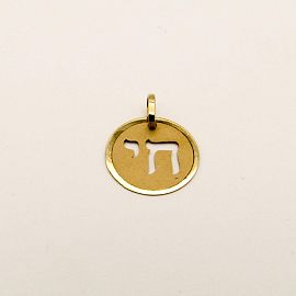 MEDALLA JAI CALADO 13MM 598 /O.ROJO