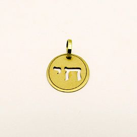 MEDALLA JAI CALADO 10x14MM 598 /O.AMARILLO