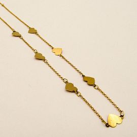 COLLAR CORAZONES  /O.ROJO
