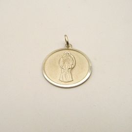MEDALLA ARCANGEL GABRIEL 22MM /PLATA