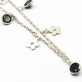 COLLAR CUBICS FLORES SIN FIN
