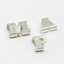 DIJE INICIAL PASANTE CHICA 7MM /PLATA