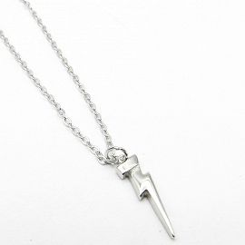 COLLAR RAYO /PLATA RODINADA