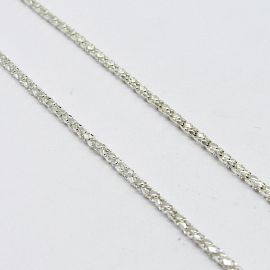 CADENA CORDON 50CM /ACERO BLANCO