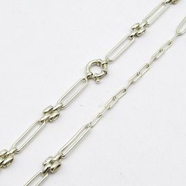 COLLAR COMBINADA MARINERO 6048 45CM /PLATA