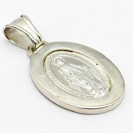 MEDALLA MILAGROSA N°2 22x30MM VIROLA /PLATA