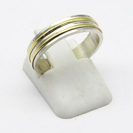 ALIANZA DOBLE HILO AMARILLO /PLATA Y ORO
