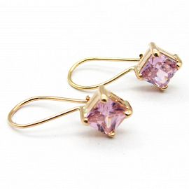 AROS CUBIC ROMBO BRISURA /O.ROJO