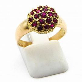 ANILLO FRUTILLA CUBICS 3226 /O.ROJO