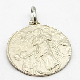 MEDALLA DESATA NUDOS 17MM /PLATA