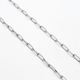 CADENA FORCET OVAL MARCADA 50CM /ACERO 