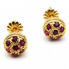 AROS FRUTILLA CAF717 /O.ROJO