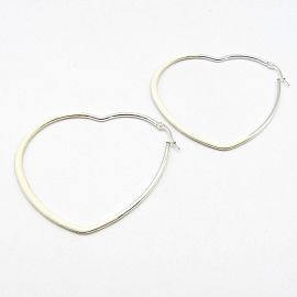 AROS ARGOLLA CORAZON 1/2 ESMALTE 60MM /ACERO 