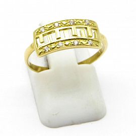 ANILLO GUARDA CALADA CUBICS /O.AMARILLO