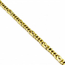 PULSERA GROUMET,JULIANA 18CM /O.AMARILLO