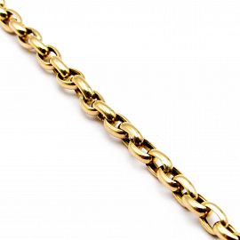 PULSERA ROLO OVAL 18CM  /O.ROJO
