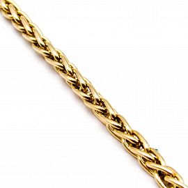PULSERA ESPIGA 18CM /O.ROJO