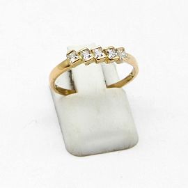 ANILLO CUBICS ESCALONADOS 3006 /O.ROJO