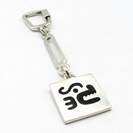LLAVERO ESMALTE  /PLATA