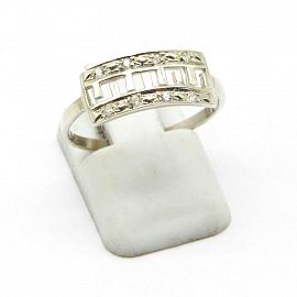 ANILLO GUARDA CALADA CUBICS /PLATA