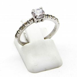ANILLO CINTILLO CENTRO GRIFAS 3623 /O.BLANCO
