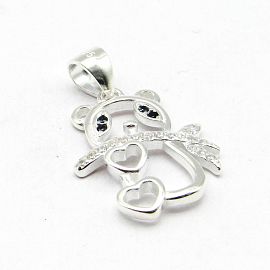 DIJE PEREZOSO CUBICS /PLATA