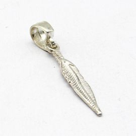 DIJE PLUMA /PLATA 