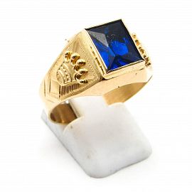 SELLO ENCAMISADO CORONAS PIEDRA 8x10MM A754 /O.ROJO