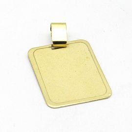 MEDALLA 16x21MM COMBINADA /O.AMARILLO
