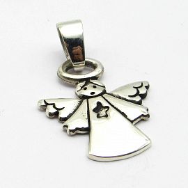 DIJE ANGELITO 25MM /PLATA
