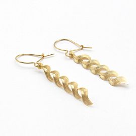 AROS BRISURA ONDAS COLGANTES CAF3D6 /O.ROJO