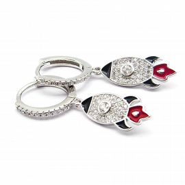 AROS  ARGOLLA  COHETE  / PLATA