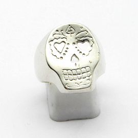ANILLO CALAVERA /PLATA 