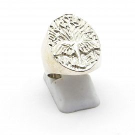 ANILLO ESPIRITU SANTO GRANDE/ PLATA  