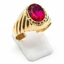 SELLO MARCADO CUBIC OVAL A734 /O.ROJO