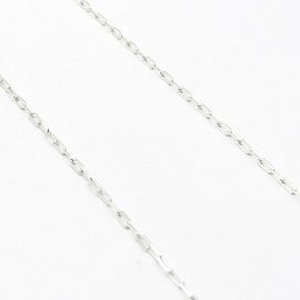CADENA FORCET CORTO 0.35x60CM /PLATA