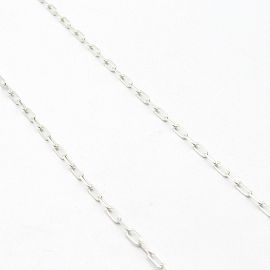 CADENA FORCET LARGO 0.45x60CM /PLATA