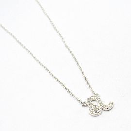COLLAR DIJE CRISTAL LEO /PLATA