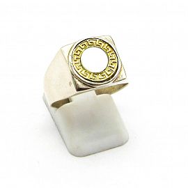 ANILLO GUARDA  NACAR /PLATA Y ORO