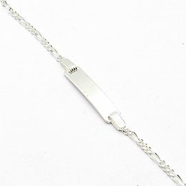 PULSERA.IDENTIDAD 3*1 /PLAT