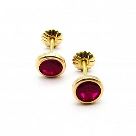 AROS CUBIC COLOR 6MM /O.ROJO
