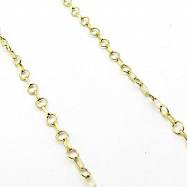 COLLAR CHATITA REDONDA 40CM /O.AMARILLO